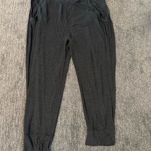Gap Love Women’s Dark Grey Lightweight Sleep Jogger Pants, XL New
